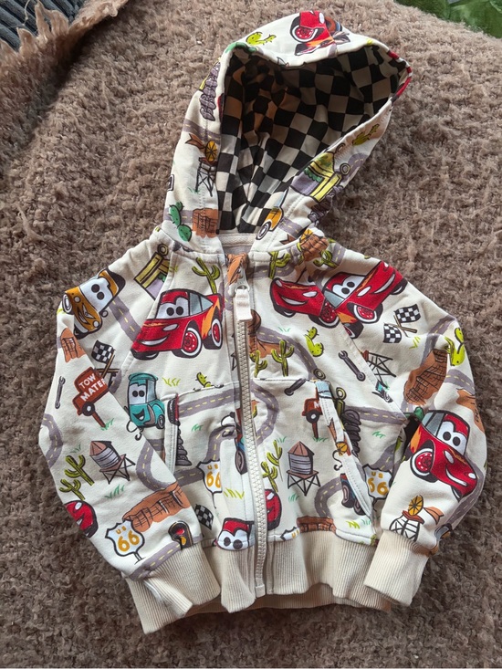 Little Sleepies Other - Little Sleepies Disney Pixar Cars Zip Hoodie Sweatshirt Play Collection 6-12 Mo
